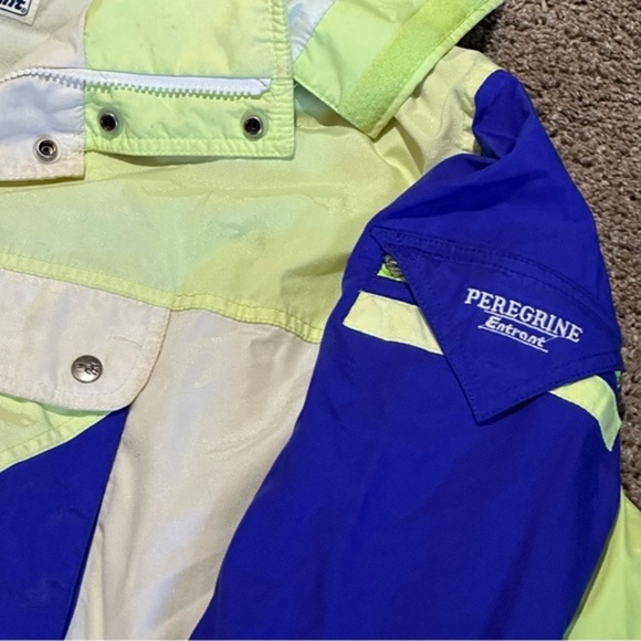 Vintage Peregrine Neon Pullover Light Jacket Coat men’s large qw - Picture 2 of 8